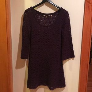 Crochet mini dress
